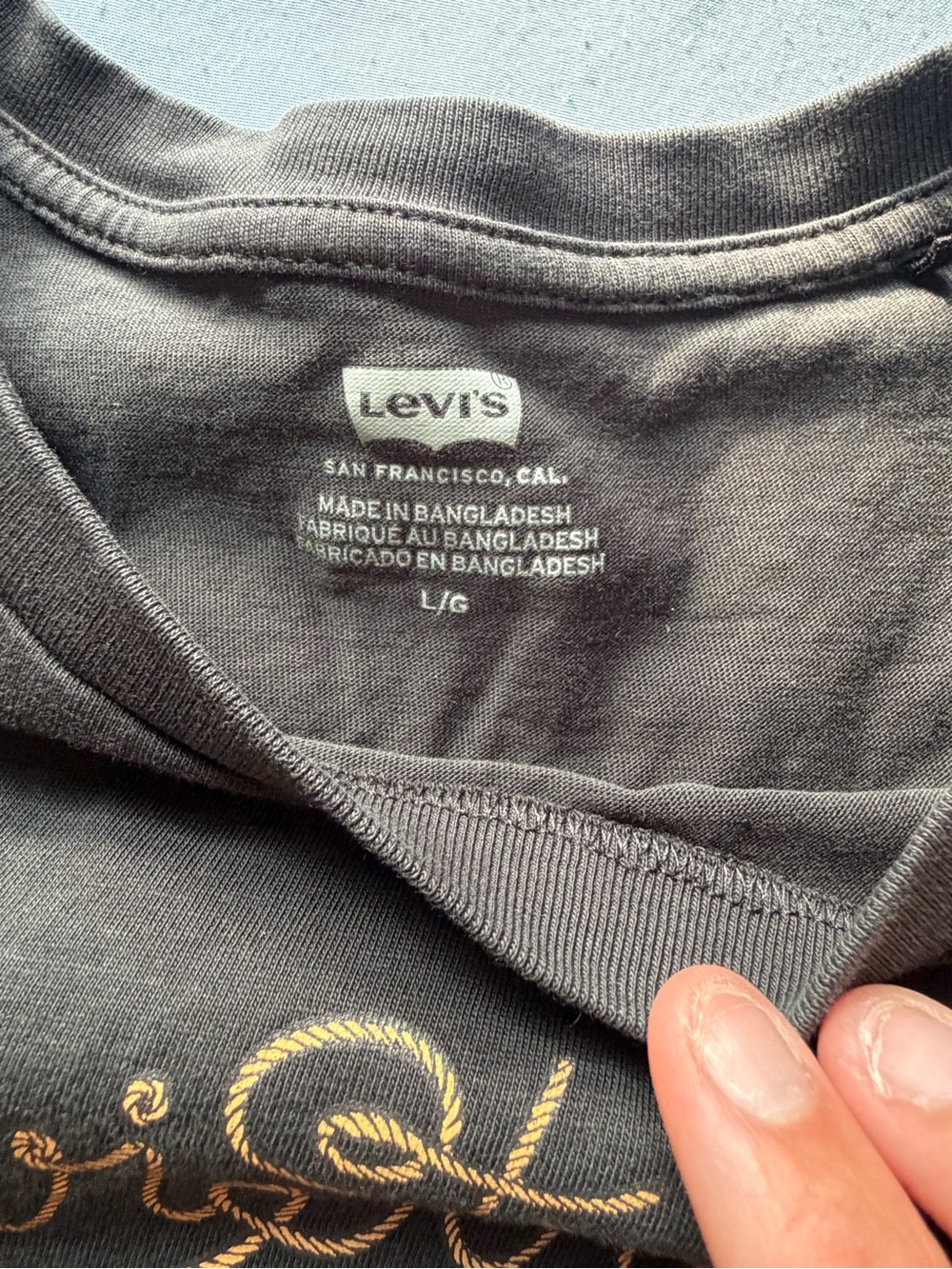 Levi's Brown Desert Graphic Tee with Cactus & Boot Design - Picture 4 of 4